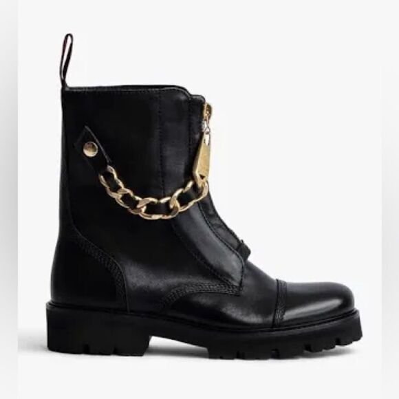 Women's Zadig & Voltaire Joe Leather Boot NWT - Picture 1 of 9